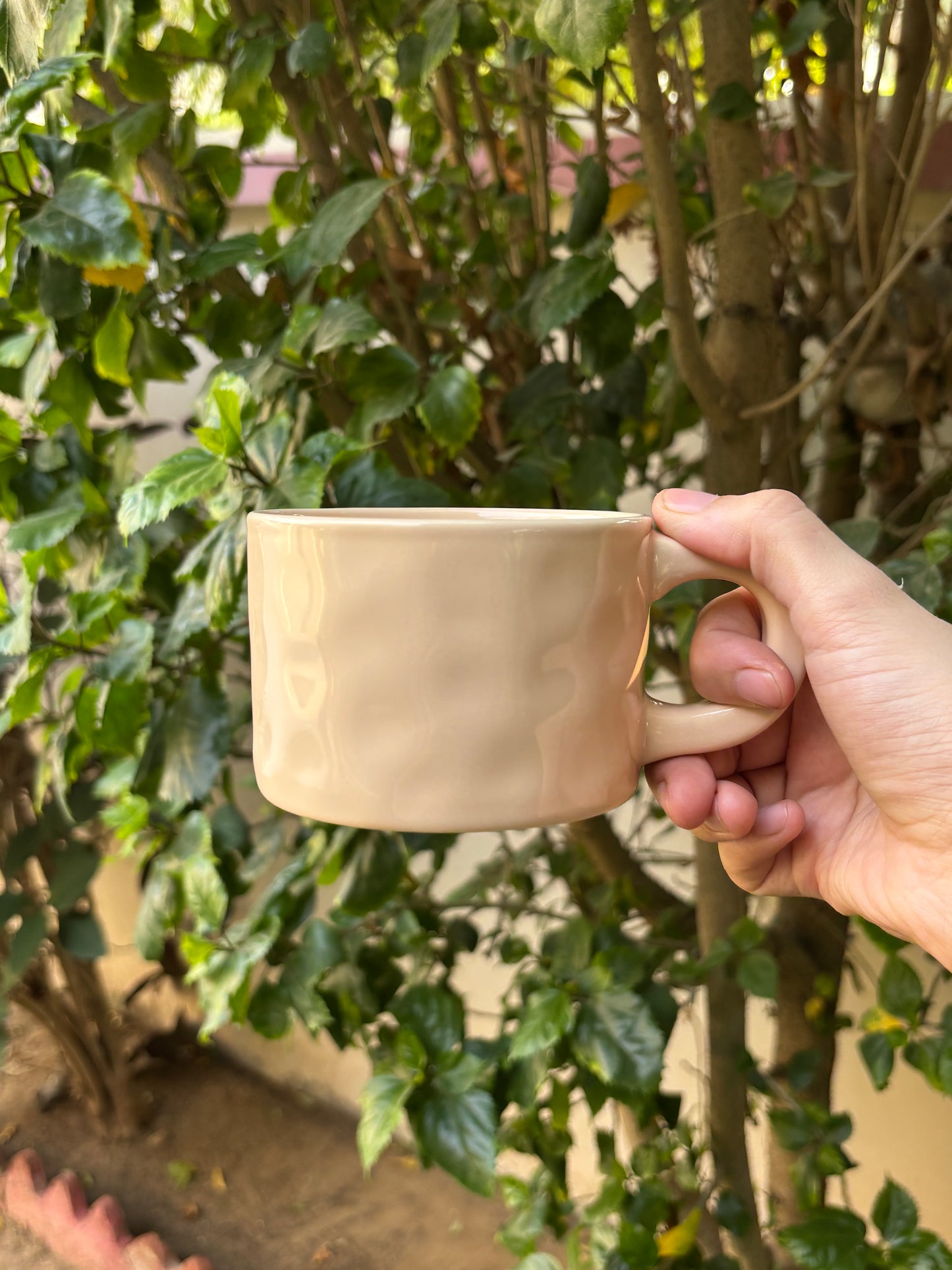 Cozy Curvy Ceramic Coffee Cup