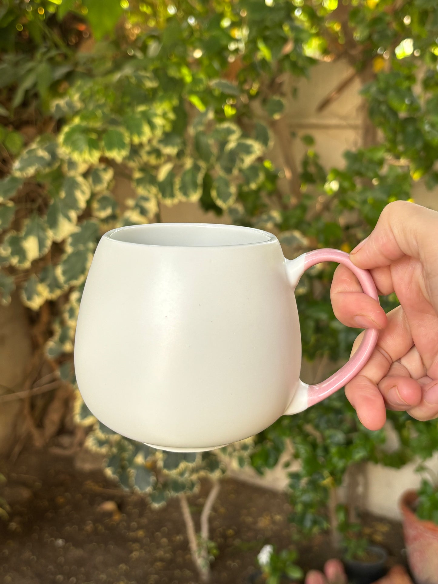 Cozy Curvy Handheld Ceramic Mug