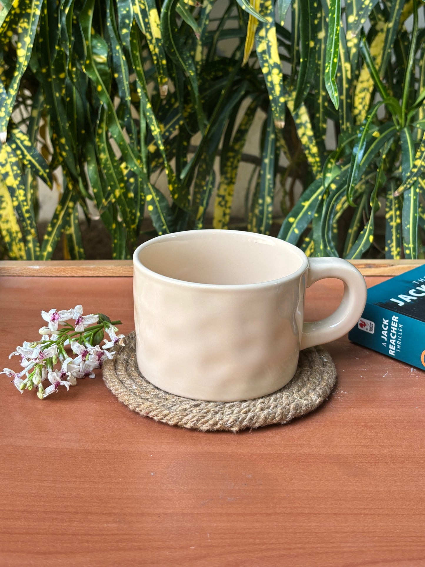 Cozy Curvy Ceramic Coffee Cup