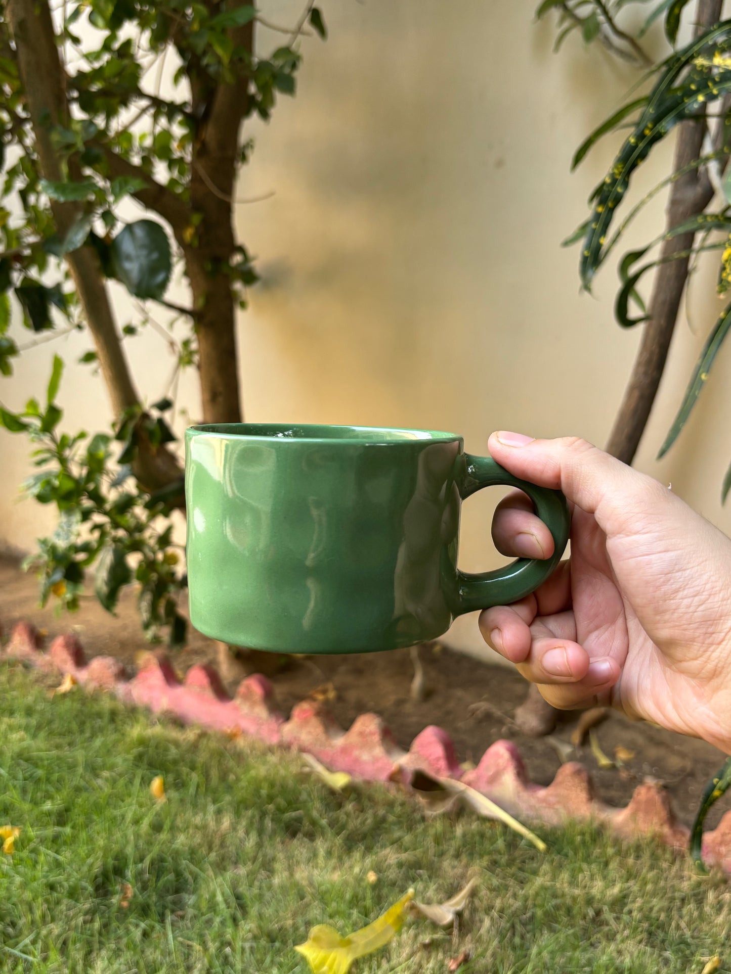 Cozy Curvy Ceramic Coffee Cup