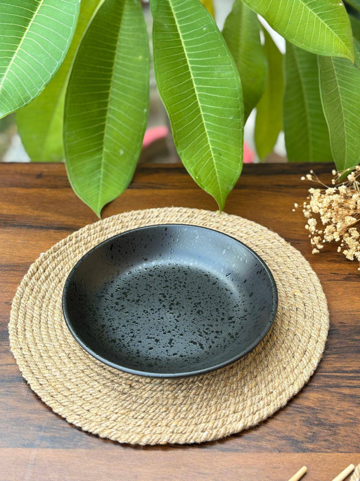 Stoneware Deep Plate | Minimal Design