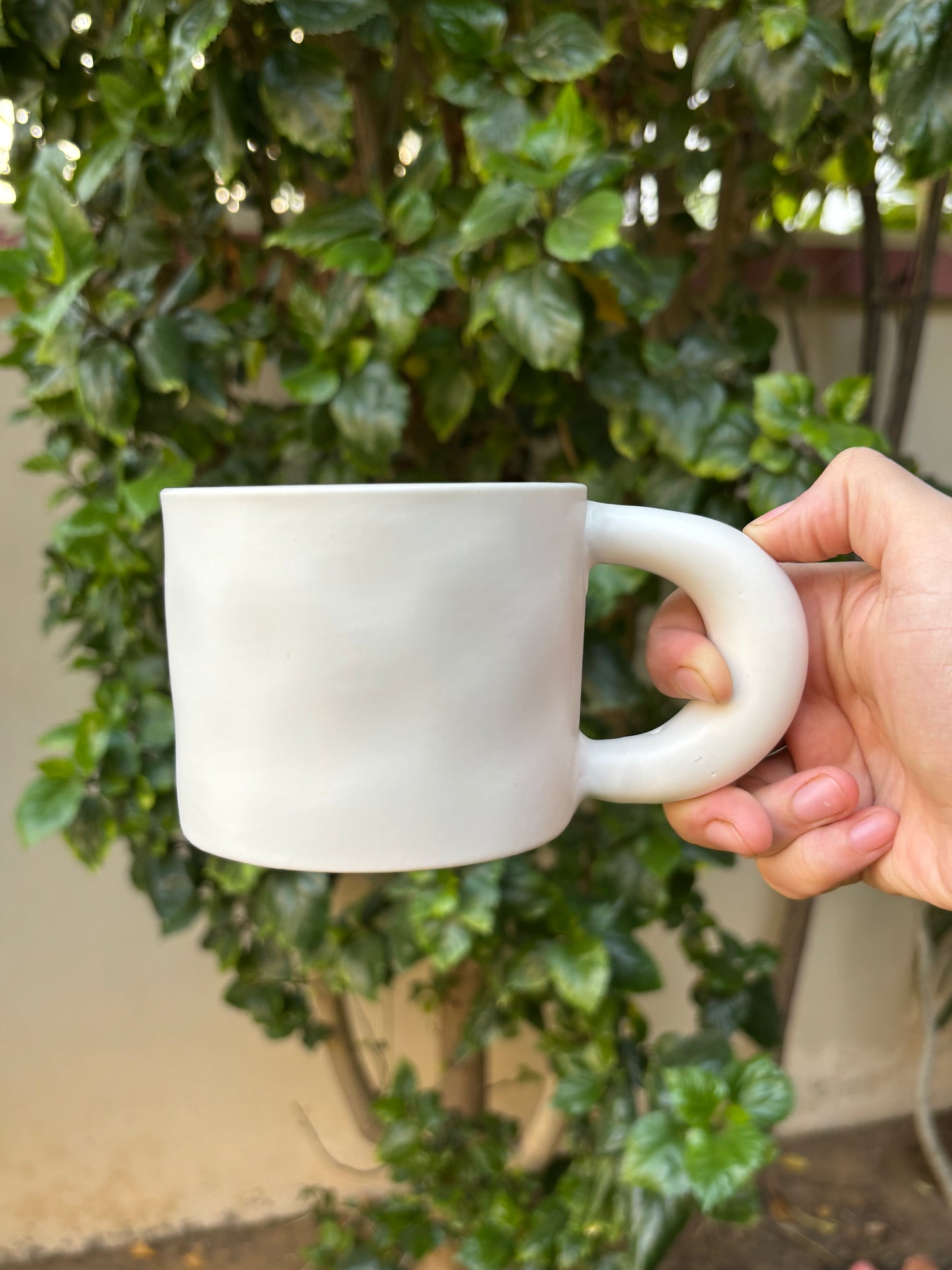 Chunky Loop Handle Ceramic Mug