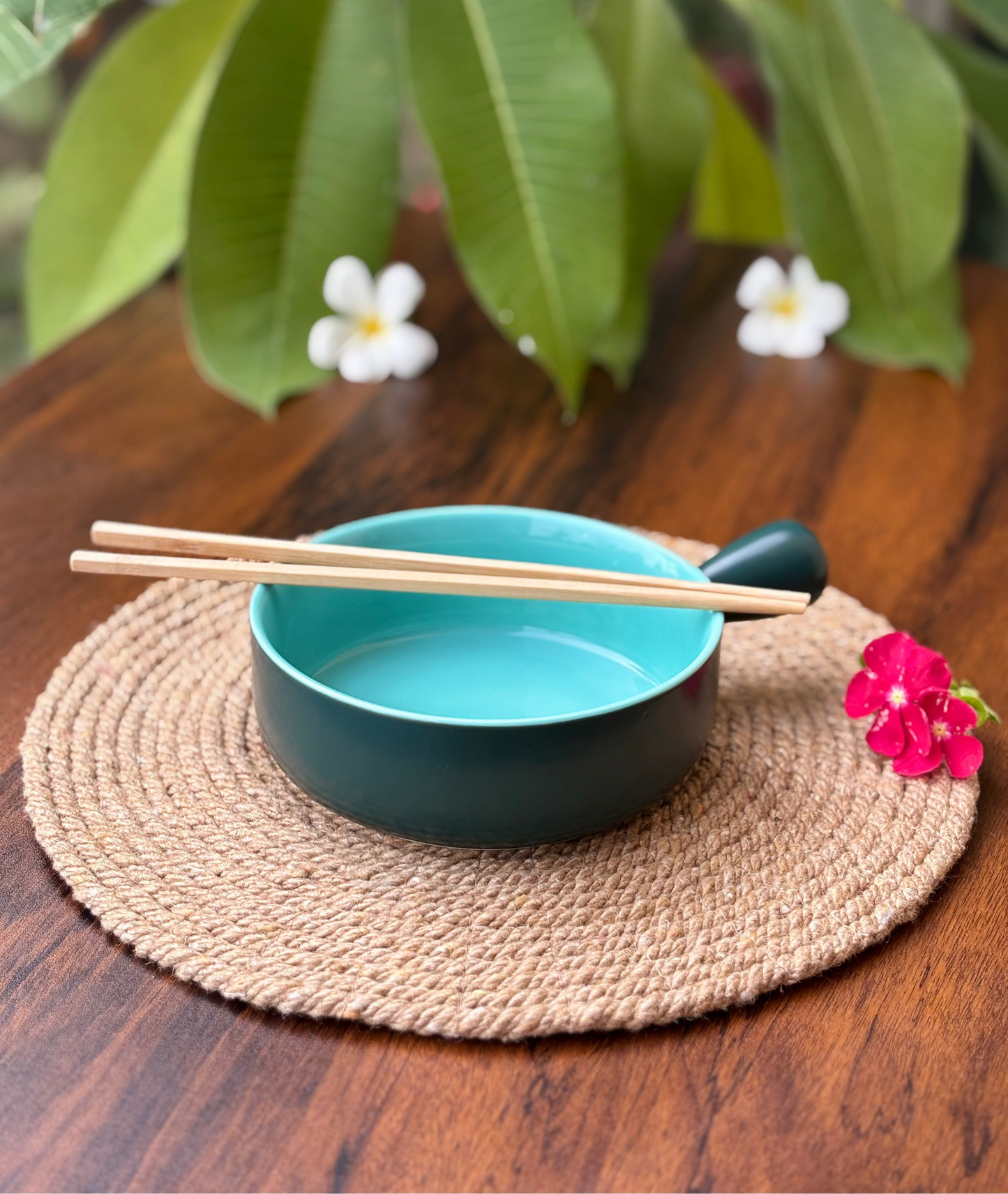 Ceramic Bowl & Dish For Baking & Serving | Turquoise & Mint Blue