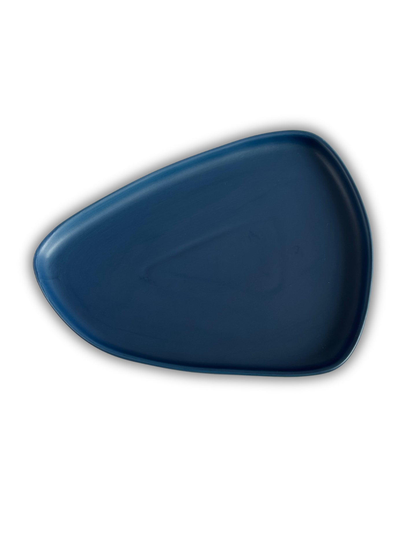 Irregular Ceramic Navy Blue Plate
